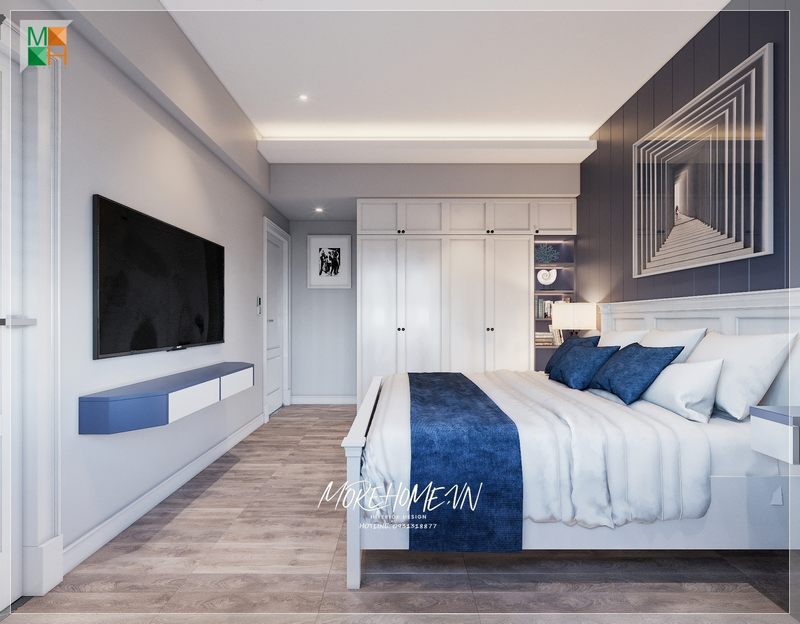 Tranh canvas treo tường trừu trượng khung gỗ sáng tạo, ấn tượng tô điểm cho không gian không nhàm chán