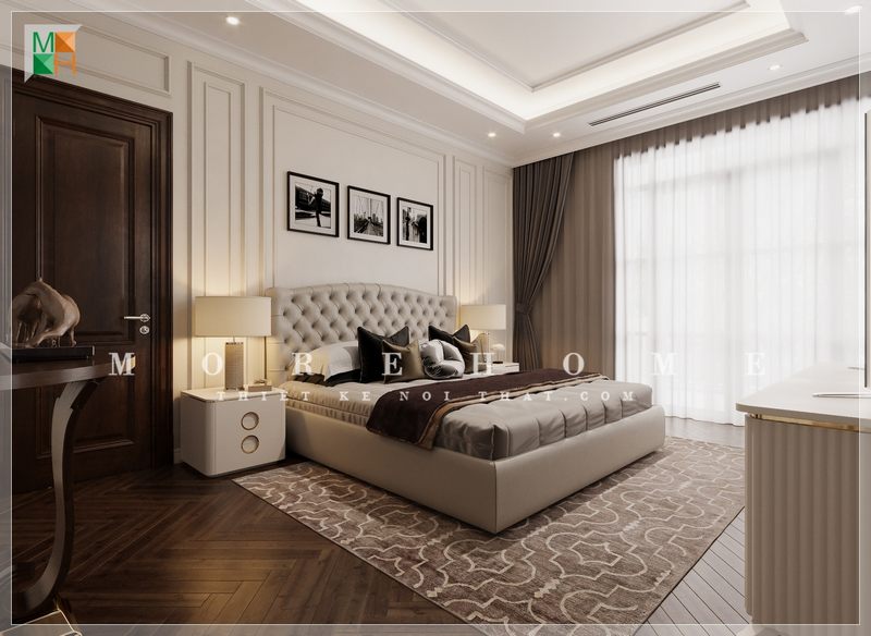 Không gian nghỉ ngơi của mỗi gia đình được trang trí bằng một mẫu thiết kế phòng ngủ đẹp sang trọng và tinh tế, để tạo ra một ấn tượng rất lớn.